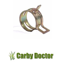 NEW 2 PCS SPRING FUEL HOSE CLIP LINE WATER PIPE SMALL ENGINE ID: 12MM