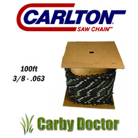 CARLTON CHAINSAW CHAIN 100FT 3/8 063 66DL SEMI CHISEL FOR STIHL HUSQVARNA JONSERED