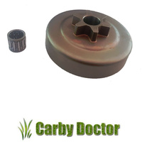SPUR CLUTCH DRUM ASSEMBLY WITH BEARING  FOR STIHL 009 010 011 020T MS200T  CHAINSAWS 