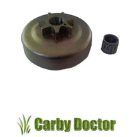 SPUR CLUTCH DRUM ASSEMBLY WITH BEARING  FOR STIHL 041 CHAINSAWS 7 TOOTH 3/8