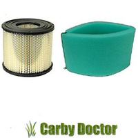 AIR FILTER & PRE-FILTER FOR BRIGGS & STRATTON 393957 390930 7HP to 18HP MOWER