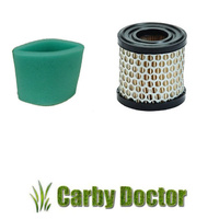AIR FILTER & PRE-FILTER FOR BRIGGS AND STRATTON ENGINES 392308 353957 CARTRIDGE