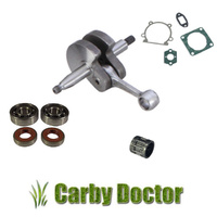 CRANKSHAFT BEARINGS GASKET OIL SEALS FOR STIHL FS120 FS200 FS250 BRUSHCUTTER
