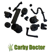 ENTIRE RUBBER SET KIT FOR STIHL 044 MS440 CHAINSAWS BUFFER INTAKE IMPULSE