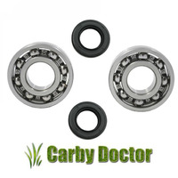 PAIR OF CRANKSHAFT BEARINGS WITH OIL SEALS FOR STIHL MS193 CHAINSAWS