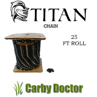 25FT ROLL OF TITAN CHAINSAW CHAIN .325" .058" SEMI CHISEL