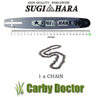 SUGIHARA 24" CHAINSAW JAPAN BAR TITAN CHAIN FOR HUSQVARNA 66 272 268 365 372 CHAINSAW 3/8 058 82DL