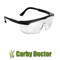 PROTECTIVE GLASSES FOR TRIMMER BLOWER USE WITH SIDE SHIELDS SAFETY