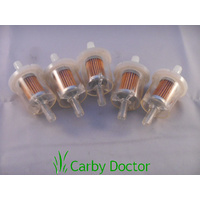 5 x Fuel Filter for Briggs & Stratton engines  John Deere  Kohler & Tecumseh