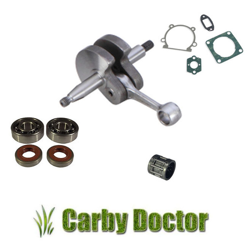 CRANKSHAFT BEARINGS GASKET OIL SEALS FOR STIHL FS120 FS200 FS250 BRUSHCUTTER
