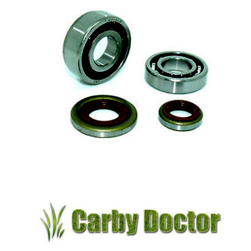 PAIR OF CRANKSHAFT BEARINGS WITH OIL SEALS FOR STIHL 024 026 MS240 MS260 CHAINSAWS
