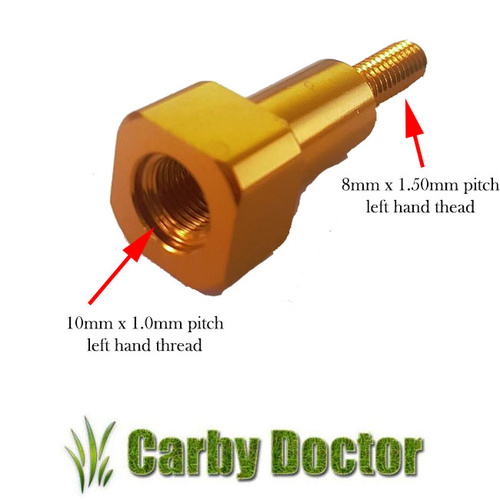 TRIMMER HEAD ARBOR FOR TRIMMERS 10MM 1.0 PITCH FEMALE LEFT HAND THREAD