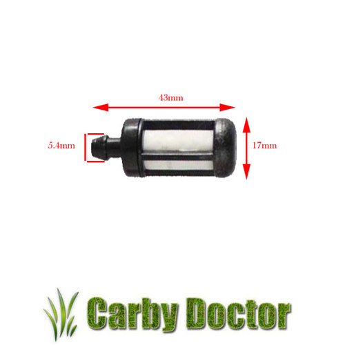 FUEL FILTER FOR STIHL HONDA ECHO TALON WHIPPER SNIPPER TRIMMER BRUSHCUTTER